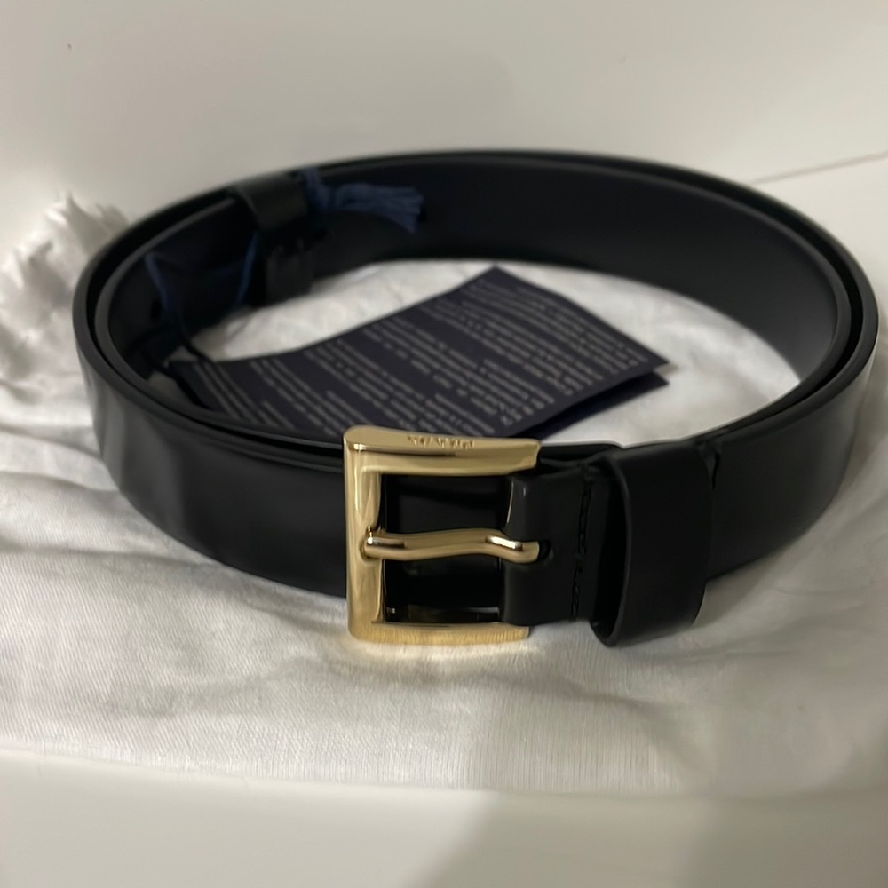 Prada patent leather belt, size 38